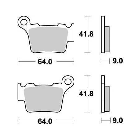 MOTO-MASTER -Bremsbeläge von Nitro für BMW, GAS GAS, HONDA, HUSABERG, HUSQVARNA, KTM