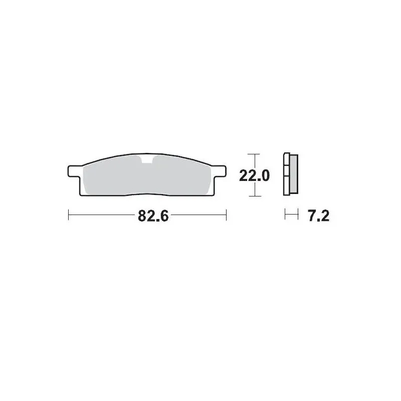 MOTO-MASTER-Bremsbeläge für YZ 65, YZ 80, YZ 80 LW, YZ 85 LW, YZ 85 SW