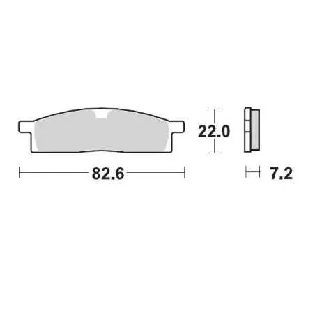 MOTO-MASTER-Bremsbeläge für YZ 65, YZ 80, YZ 80 LW, YZ 85 LW, YZ 85 SW
