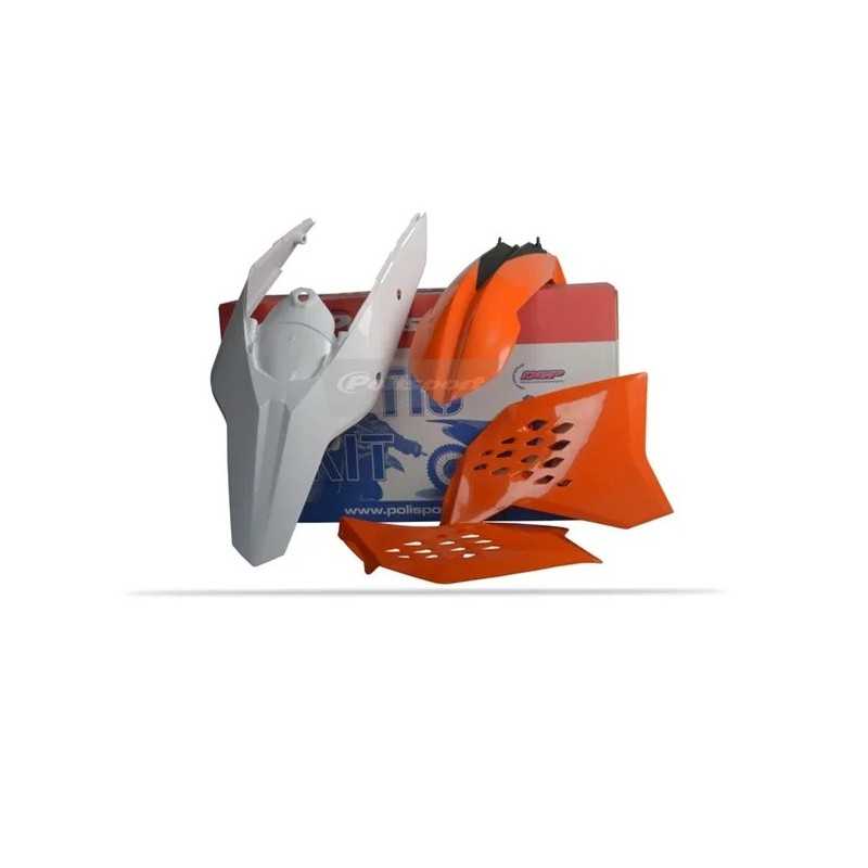 Komplette POLISPORT-Kunststoffsätze für KTM EXC 125, EXC 200, EXC 250, EXC 300, EXC 400, EXC 450 und EXC 530 der Baujahre 2008 b Komplette POLISPORT-Kunststoffsätze für KTM EXC 125, EXC 200, EXC 250, EXC 300, EXC 400, EXC 450 und EXC 530 der Baujahre 2008 b