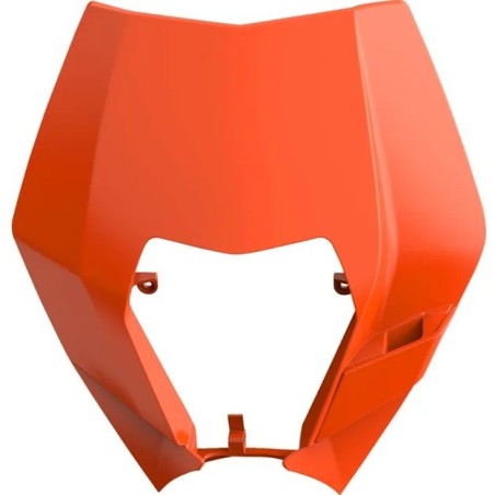 POLISPORT headlight mask for KTM EXC 125, EXC 200, EXC 250, EXC 300, EXC 400, EXC 450, EXC 500, EXC 530 from 2008 to 2013
