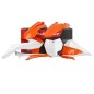 Komplette POLISPORT-Kunststoffsätze für KTM EXC 125, EXC 200, EXC 250, EXC 300, EXC 450, EXC 500 und EXC-F 250 der Modelljahre 2