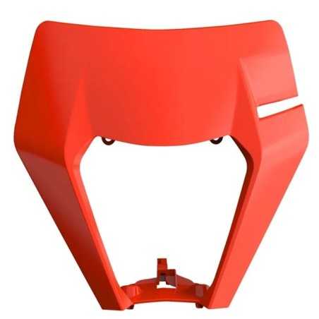 POLISPORT-Scheinwerferblende für KTM, EXC 250, EXC 250 TPI, EXC 300, EXC 300 TPI, EXC-F 250, EXC-F 350 der Modelljahre 2017 bis 