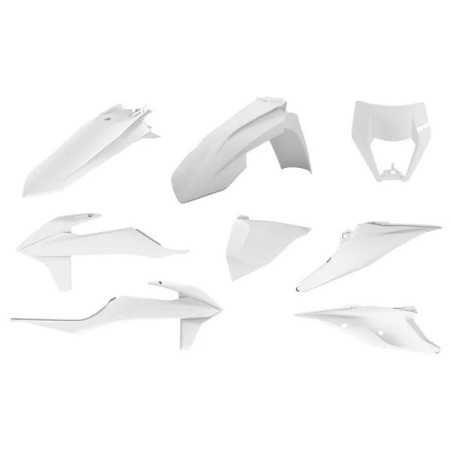 Komplette POLISPORT-Kunststoffsätze für KTM, EXC 150 TPI, EXC 300 TPI, EXC-F 250, EXC-F 350E, XC-F 450 der Modelljahre 2020 bis 