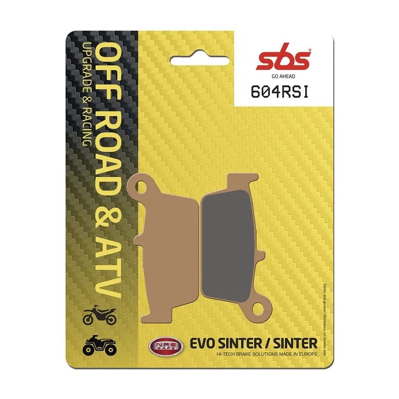 Plaquettes de frein RSI SBS pour Motocross GAS GAS, HM MOTO, HONDA, KAWASAKI, SUZUKI, TM RACING Plaquettes de frein RSI SBS pour Motocross GAS GAS, HM MOTO, HONDA, KAWASAKI, SUZUKI, TM RACING