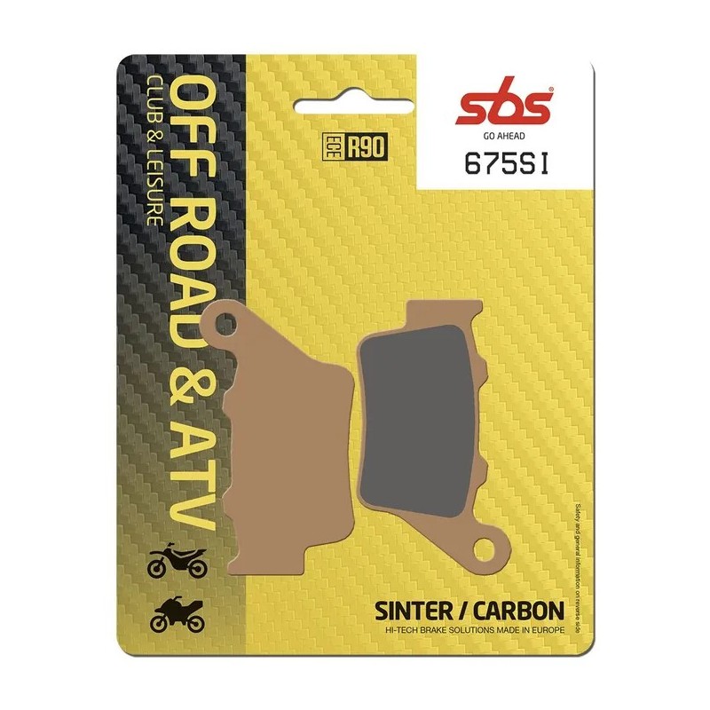 Plaquettes de frein frittées SI Offroad SBS pour BENELLI, GAS GAS, HUSABERG