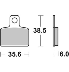 SBS brake pads for Motocross APRILIA, GAS GAS, HUSQVARNA, JOTAGAS, SCORPA, SHERCO, TRS