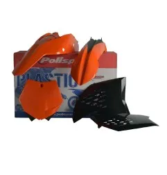 POLISPORT-Karosserie-Kit für KTM, SX 125, SX 144, SX 150, SX 250, SX 450, SX-F 250, SX-F 450, Baujahre 2007 bis 2010 - Art.-Nr.