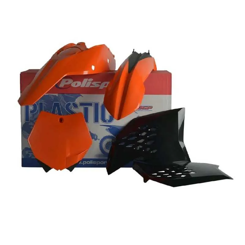 POLISPORT-Karosserie-Kit für KTM, SX 125, SX 144, SX 150, SX 250, SX 450, SX-F 250, SX-F 450, Baujahre 2007 bis 2010