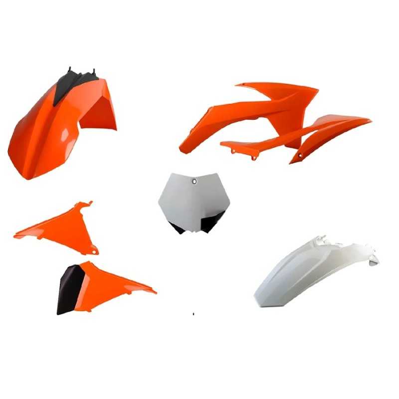 POLISPORT-Karosserie-Kit für KTM SX 125, SX 150, SX 250, XC 150, XC 250  , XC 300, XC-F 250, XC-F 350 ab 2011