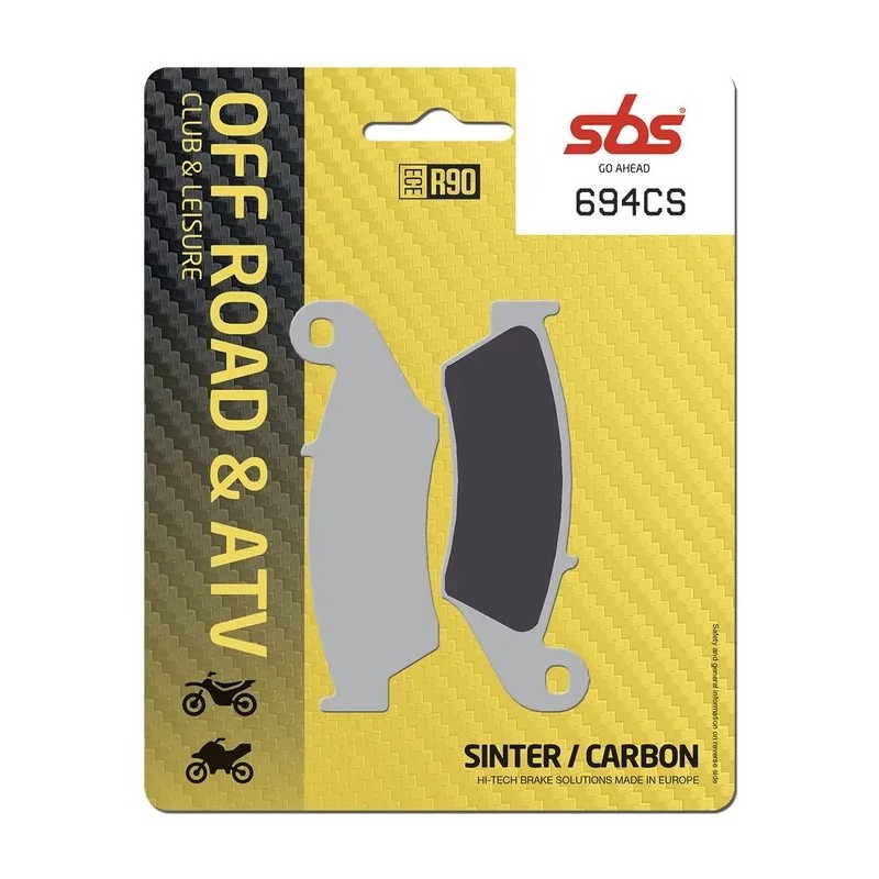 Plaquette de frein en carbone CS SBS pour APRILIA, BETA, CANNONDALE, CPI, GAS GAS, HM MOTO, HONDA