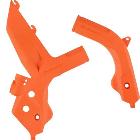 Protections de cadre POLISPORT pour KTM EXC 150 TPI,EXC 250 TPI,EXC 300 TPI,EXC-F 250,EXC-F 350,EXC-F 450,EXC-F 500
