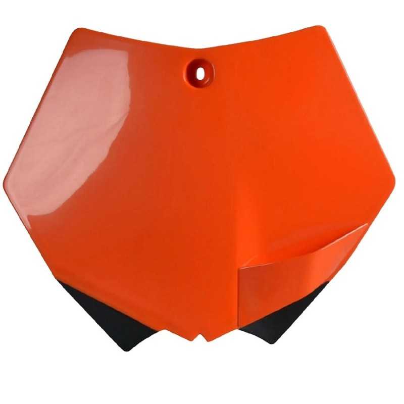 POLISPORT-Nummernschild vorne für KTM SX 125, SX 150, SX 250, SX-F 250, SX-F 350, SX-F 450 der Baujahre 2007 bis 2012