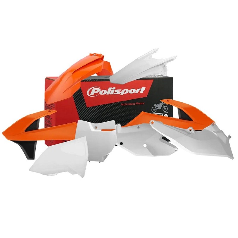 Kit carrosserie POLISPORT pour KTM SX 125, SX 150, SX 250, SX-F 250, SX-F 350, SX-F 450, XC 250, XC 300, XC-F 250