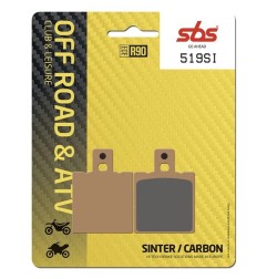 Plaquettes de frein frittées SI Offroad SBS pour HUSQVARNA CR 125, CR 250, TC 500 AC, TC 510, TE 510