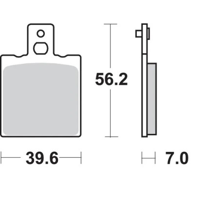 SI Offroad SBS sintered brake pads for Motocross HUSQVARNA CR 125, CR 250, TC 500 AC, TC 510, TE 510