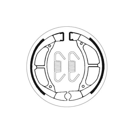 Mâchoires de frein tout-terrain SBS pour RM 80, TT-R 110 E, TY 80, YZ 50 G, YZ 80 de 1974 à 2021