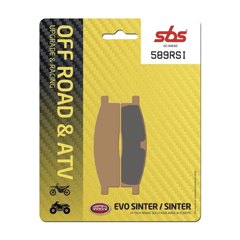 Plaquettes de frein SBS pour YAMAHA TT-R 125 LE, TT-R 125 LWE, YZ 65, YZ 80, YZ 80 LW, YZ 85 LW, YZ 85 SW