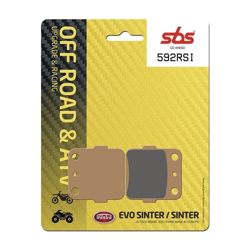 RSI SBS brake pads for Motocross HONDA, KAWASAKI, YAMAHA 1988 to 2026 RSI SBS brake pads for Motocross HONDA, KAWASAKI, YAMAHA 1988 to 2026