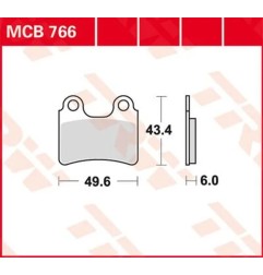 Pastillas de freno polivalentes de metal sinterizado TRW para Motocross BETA, GAS GAS, HONDA, SHERCO 2001 a 2022