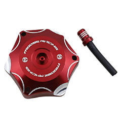 Bouchon de réservoir en aluminium MOOSE OFFROAD pour MotoCross HONDA CR 85 R, CRF 250 R, CRF 250 RX, CRF 250 X, CRF 450 R