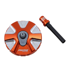 Bouchon de réservoir en aluminium MOOSE OFFROAD pour KTM EXC 200, EXC 250 TPI, EXC 450 RACING, EXC-F 350 de 2003 à 2026