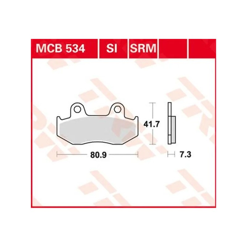 Pastillas de freno polivalentes de metal sinterizado TRW para Motocross XL 125 R, XL 250 R, XL 350 R, XL 600 R, XR 250 R Pastillas de freno polivalentes de metal sinterizado TRW para Motocross XL 125 R, XL 250 R, XL 350 R, XL 600 R, XR 250 R