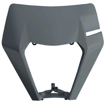 POLISPORT-Scheinwerferblende für KTM EXC 250, EXC 250 TPI, EXC 300, EXC 300 TPI, EXC-F 250, EXC-F 350 der Modelljahre 2017 bis 2