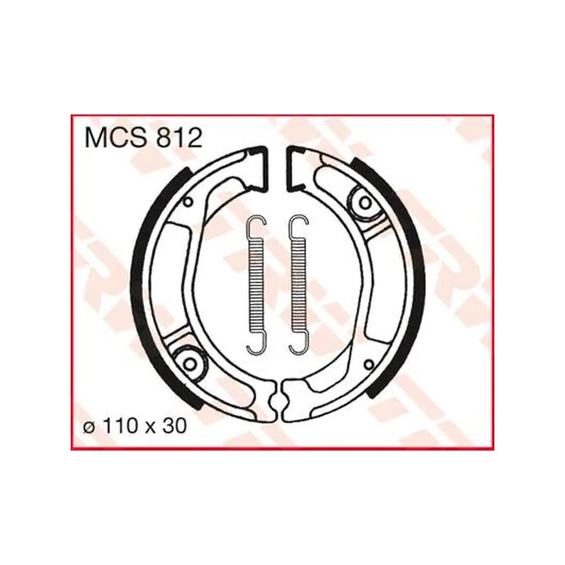 Mâchoires de frein TRW pour HONDA XL 250, XL 350 de 1979 à 1987 Mâchoires de frein TRW pour HONDA XL 250, XL 350 de 1979 à 1987