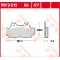 Multi-purpose sintered metal brake pads TRW for Motocross XL 600 LM, XL 600 RM, XL 600 V, XLV 750 R