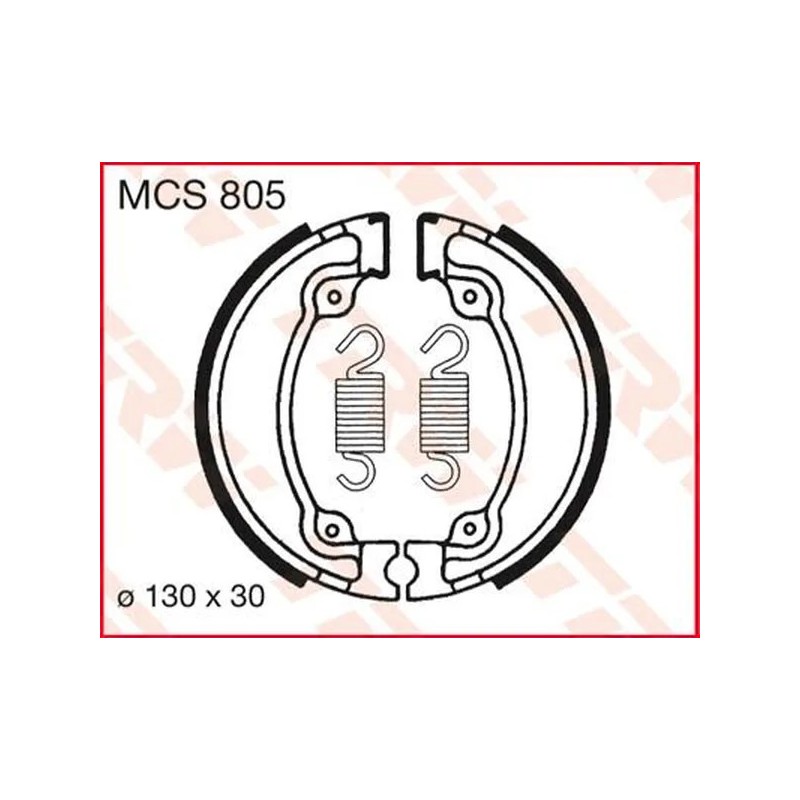 Mâchoires de frein TRW pour XL 500 R, XL 500 S, XL 600 LM, XL 600 R, XL 600 RM, XL 600 V, XR 500 R Mâchoires de frein TRW pour XL 500 R, XL 500 S, XL 600 LM, XL 600 R, XL 600 RM, XL 600 V, XR 500 R