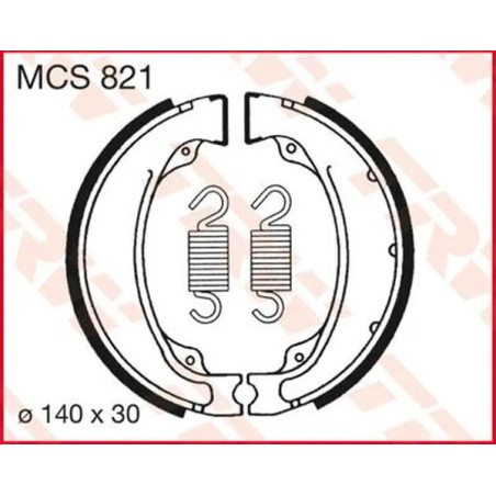 Mâchoires de frein TRW pour HONDA XLV 750 de 1984 à 1986