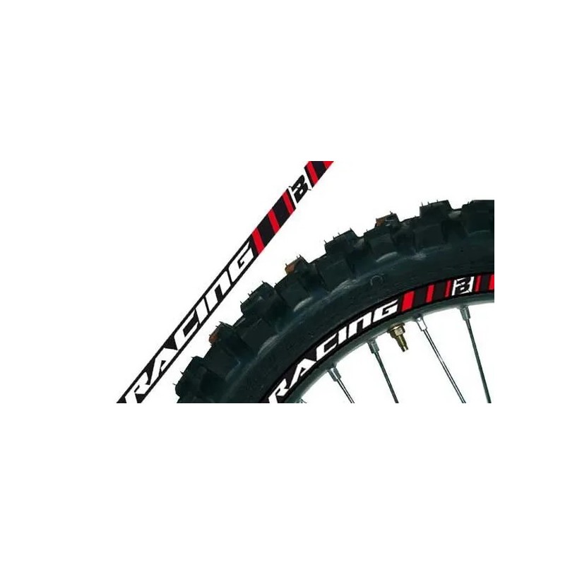 Autocollant de jante BLACKBIRD RACING pour Motocross