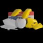 POLISPORT-Karosserie-Kit für SUZUKI RM 125 und RM 250, Baujahre 2001 bis 2008