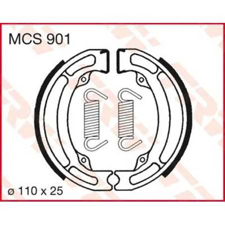 TRW -Bremsbeläge für KAWASAKI, SUZUKI KFX 50, KLX 125, KLX 125 L, DR-Z 125, DR-Z 125 L 1980 bis 2024 – Art.-Nr. MCS901