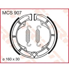 TRW -Bremsbacken für SUZUKI LT-F 400 4X4, LT-F 400 2X4 von 1979 bis 2008 – Art.-Nr. MCS907