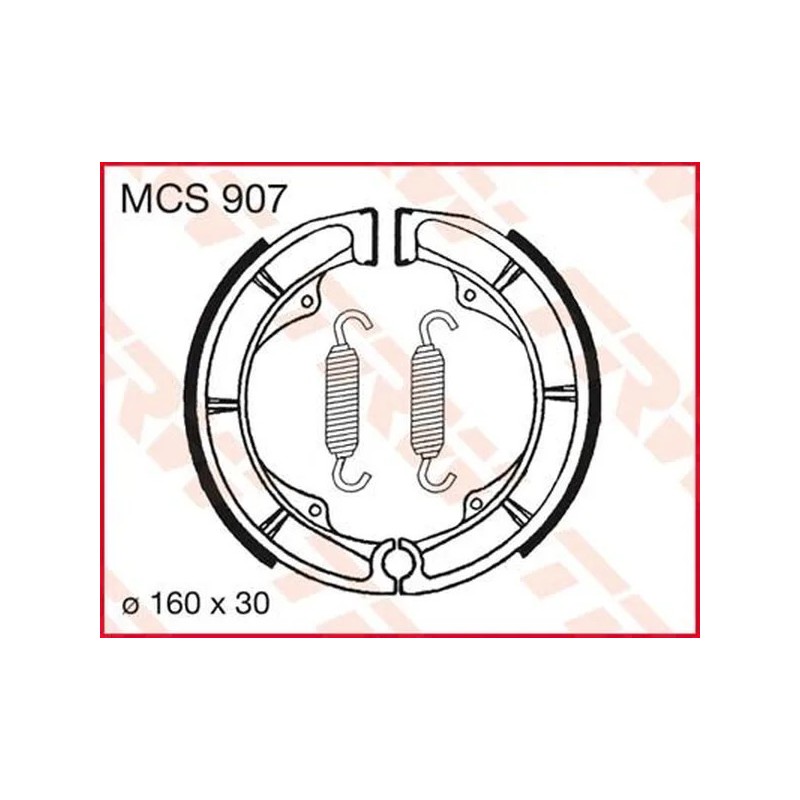 Zapatas de freno TRW para SUZUKI LT-F 400 4X4, LT-F 400 2X4 de 1979 a 2008