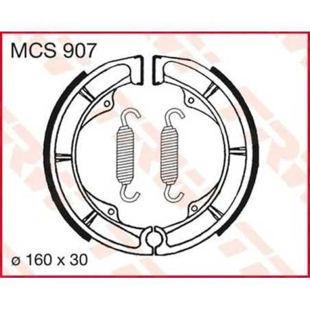 TRW -Bremsbacken für SUZUKI LT-F 400 4X4, LT-F 400 2X4 von 1979 bis 2008 – Art.-Nr. MCS907