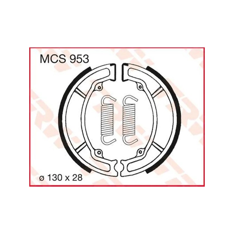 Mâchoires de frein TRW YAMAHA TT 250, TT 600, TY 250,YZ 100, YZ 125, YZ 125 X, YZ 250 1974 à 2013 Mâchoires de frein TRW YAMAHA TT 250, TT 600, TY 250,YZ 100, YZ 125, YZ 125 X, YZ 250 1974 à 2013