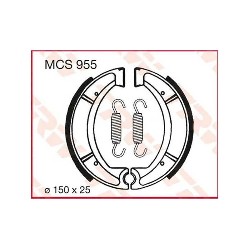 TRW -Bremsbacken für YAMAHA XT 500, XT 550, XT 600, XT 600 Z, YZ 465, YZ 490 von 1975 bis 1999 TRW -Bremsbacken für YAMAHA XT 500, XT 550, XT 600, XT 600 Z, YZ 465, YZ 490 von 1975 bis 1999
