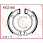 Brake shoes TRW YAMAHA CA 50 E, CG 50, CG 50 E, PW 50, SH 50 1982 to 2001 Brake shoes TRW YAMAHA CA 50 E, CG 50, CG 50 E, PW 50, SH 50 1982 to 2001