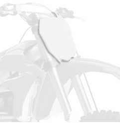 Plaque numéro avant POLISPORT pour YAMAHA, YZ 125, YZ 125 X, YZ 250, YZ 250 F, YZ 250 FX, YZ 250 X, YZ 450 F, YZ 450 FX