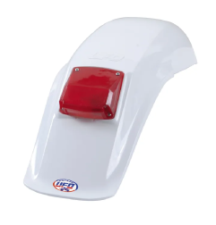 Guardabarros trasero universal vintage con luz UFO para Motocross