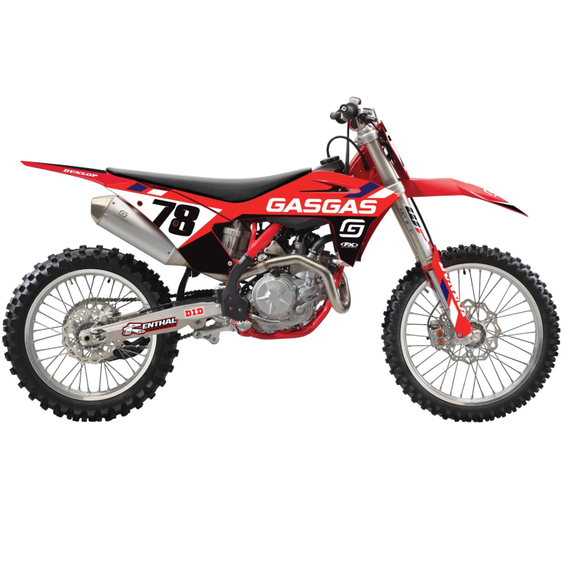 FACTORY EFFEX -EVO20-Dekorationssatz für GAS GAS EX 300, EX 350, EX 450, MC 125, MC 250, MC 350, MC 450 der Modelljahre 2024 und