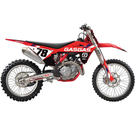 EVO20 FACTORY EFFEX kit deco para GAS GAS EX 300, EX 350, EX 450, MC 125, MC 250, MC 350, MC 450 de 2024 y 2025