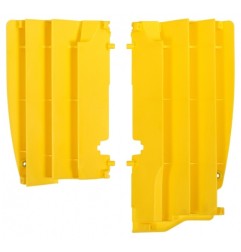 Cache radiateur POLISPORT jaune pour SUZUKI RMZ 450 de 2008 à 2017