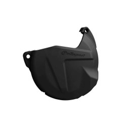 Tapa de embrague POLISPORT negra para SUZUKI RMZ 450 de 2011 a 2023