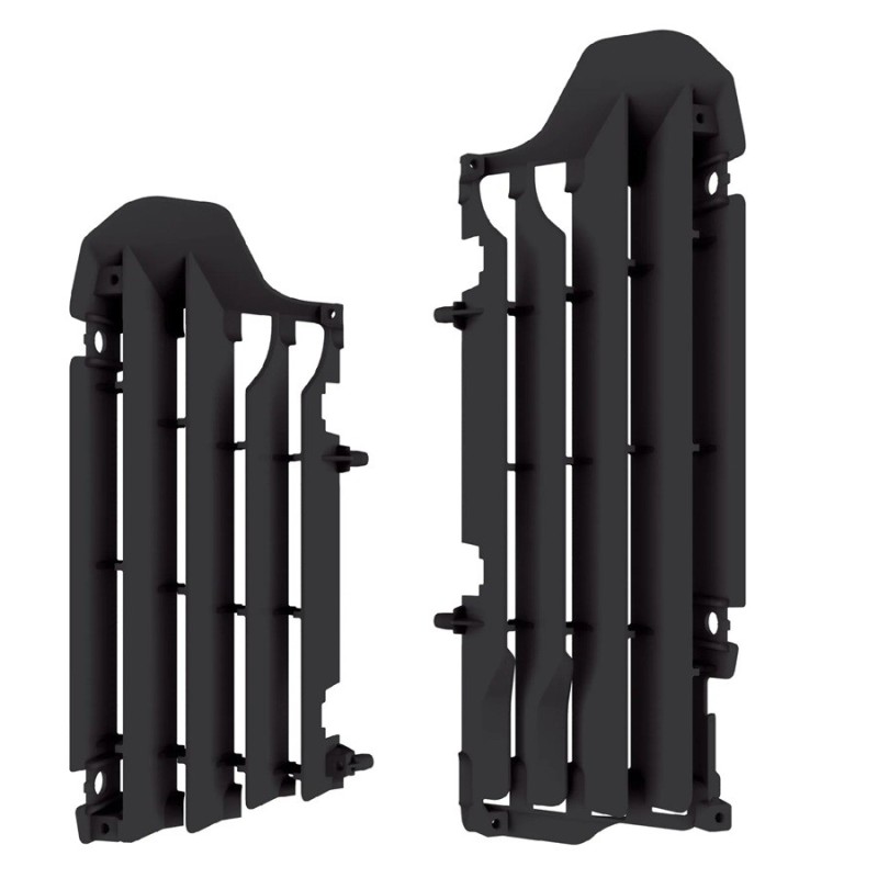 Grilles de radiateur en plastique de rechange POLISPORT pour SUZUKI RM-Z 450, RM-Z 450 E
