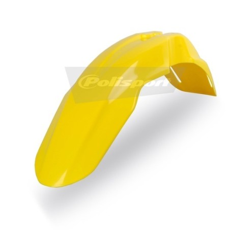 Guardabarros delantero POLISPORT amarillo para SUZUKI RM, RMZ 125, 250, 450 de 2001 a 2009