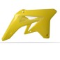 Aletas de radiador POLISPORT amarillas para SUZUKI RMZ 250 de 2007 a 2009